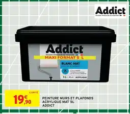 Intermarché Addict peinture murs et plafonds acrylique mat offre