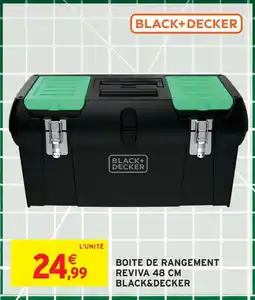 Intermarché Black+decker boîte de rangement reviva 48 cm offre