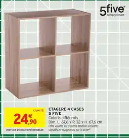 Intermarché 5 five5 etagere 4 cases offre