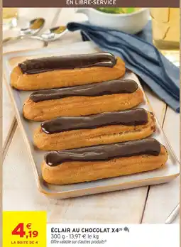 Intermarché Éclair au chocolat offre