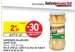 Intermarché Saint eloi asperges blanches offre