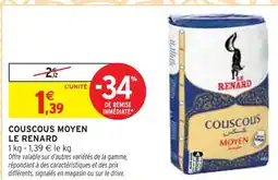 Intermarché Le renard couscous moyen offre