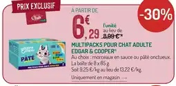 Botanic Edgar & cooper multipacks pour chat adulte offre