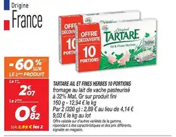 Netto Tartare ail et fines herbes 10 portions offre