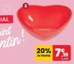 Animalis Coockoo gamelle en céramique cœur rouge - 480ml offre
