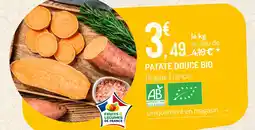 Botanic Patate douce bio offre