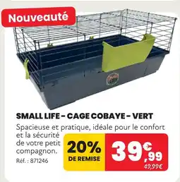 Animalis Small life small life - cage cobaye - vert offre
