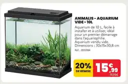 Animalis Animalis aquarium vide - 10l offre