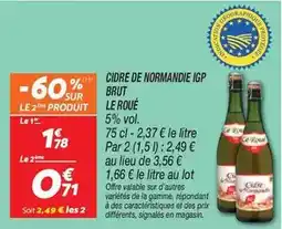 Netto Brut - cidre de normandie igp offre