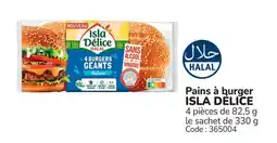 Promocash Pains à burger isla délice offre