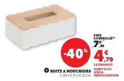 Super U Boite a mouchoirs offre