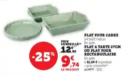 Super U Plat four carre offre