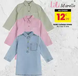 Stokomani Robe chemise denim offre