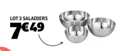 Gifi Lot 3 saladiers offre