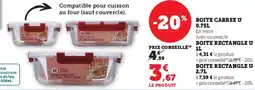 Super U Boite carree u offre