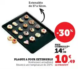 Super U Plaque a four extensible offre