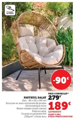 Super U Fauteuil dalat offre
