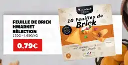 Hmarket Feuille de brick hmarket sélection offre
