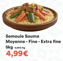 Hmarket Semoule souma moyenne fine extra fine offre