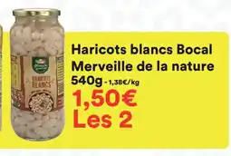 Hmarket Haricots blancs bocal merveille de la nature offre