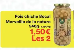 Hmarket Pois chiche bocal merveille de la nature offre