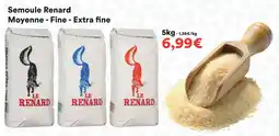 Hmarket Semoule renard moyenne fine extra fine offre