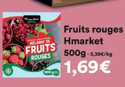 Hmarket Fruits rouges hmarket offre