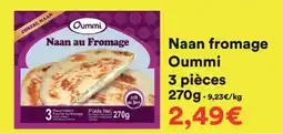 Hmarket Naan fromage oummi 3 pièces offre
