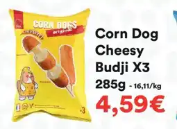 Hmarket Corn dog cheesy budji x3 offre