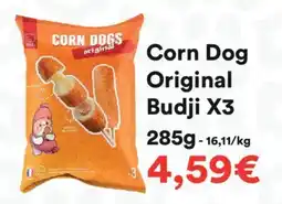 Hmarket Corn dog original budji x3 offre