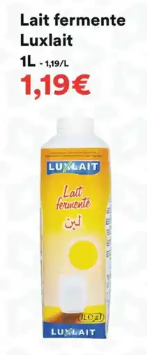 Hmarket Lait fermente luxlait offre