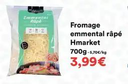 Hmarket Fromage emmental râpé hmarket offre