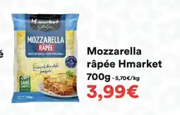 Hmarket Mozzarella râpée hmarket offre