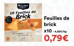Hmarket Feuilles de brick offre