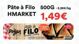 Hmarket Pâte à filo hmarket offre