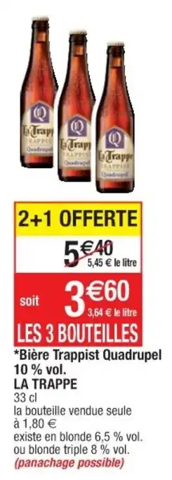 Bière trappist quadrupel
