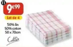 Maximo 4 torchons méti offre