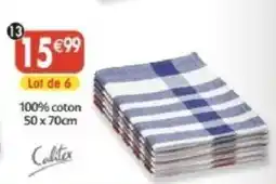 Maximo 6 torchons flavie offre