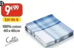 Maximo 6 mouchoirs offre