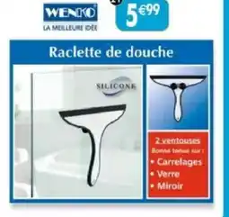 Maximo Raclette de douche avec ventouses offre