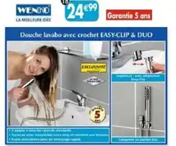 Maximo Douchette de lavabo inox & crochet mural offre