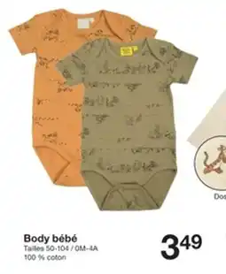 Zeeman Body bébé offre