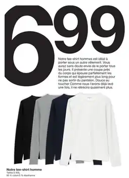 Zeeman Notre tee-shirt homme offre