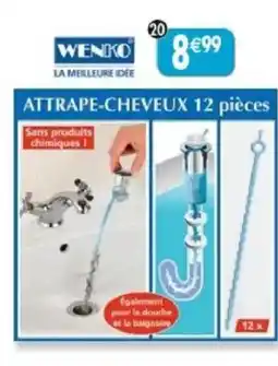 Maximo 12 attrape-cheveux offre