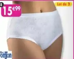 Maximo 3 culottes unies le donjon offre