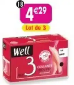 Maximo 3 paires de collants trio well offre
