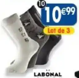 Maximo 3 paires de chaussettes fantaisie labonal offre