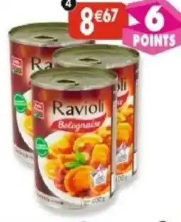 Maximo Lot de 3 boîtes 1/2 de ravioli bolognaise offre