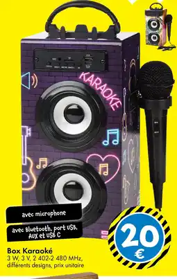 TEDi Box Karaoké offre