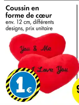 TEDi Coussin en forme de cœur offre